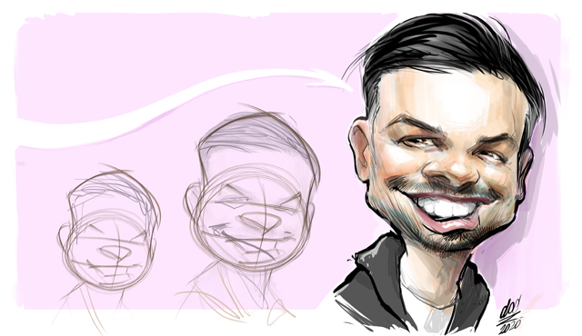 Montreal Studio caricatures and illustrations